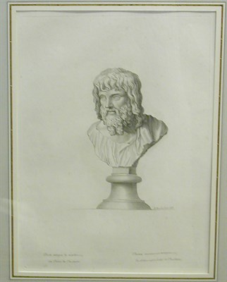 Lot 92 - St. Baudet BUSTE ANTIQUE DE MARBRE AU PALAIS...