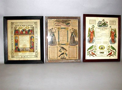 Lot 284 - Group of Three Printed Geburts und Taufscheins...