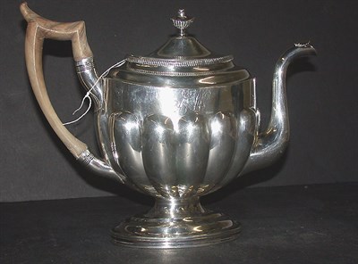 Lot 225 - Classical Silver Teapot American, circa 1830...