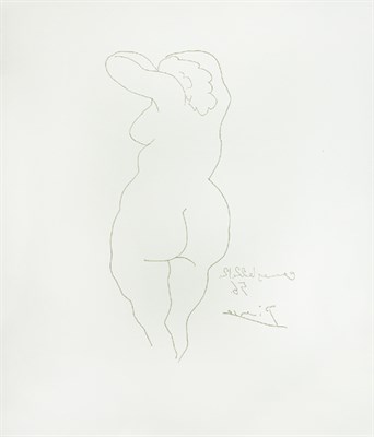 Lot 268 - Pablo Picasso FEMME NUE DE DOS (B. 822; BA....