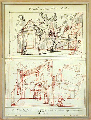 Lot 22 - Eugene Berman American, 1889-1972 SET DESIGNS...