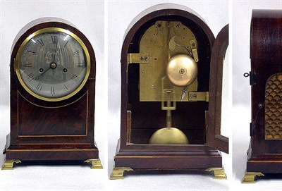 Lot 549 - George IV Mahogany Mantel Clock