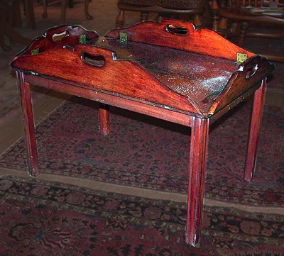 Lot 315A - George III Style Mahogany Tray Table