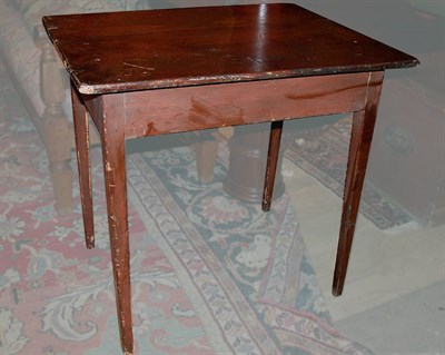 Lot 299 - American Stained Pine Tavern Table The...
