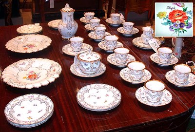 Lot 659 - Meissen Porcelain Dessert Service...