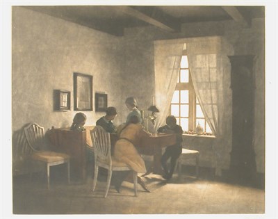 Lot 208 - Peter Ilsted THE RAINY DAY (O/S 71) Color...
