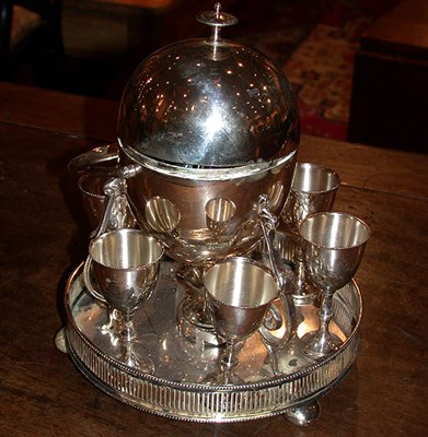 Lot 353 - Silver Plated Egg Coddler
