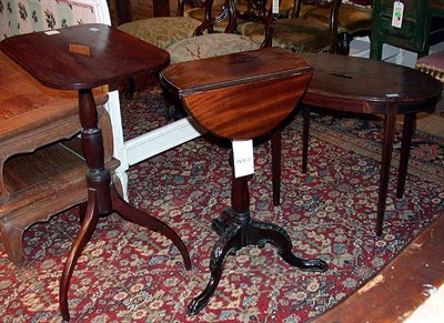 Lot 95 - Group of Three Mahogany Side Tables