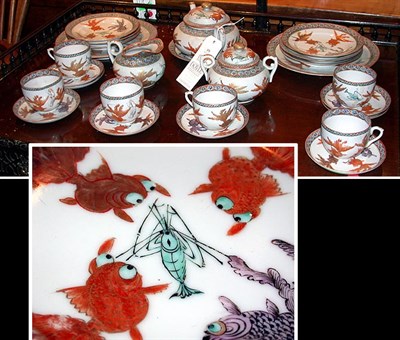 Lot 131 - Chinese Porcelain Tea Service Approximately...