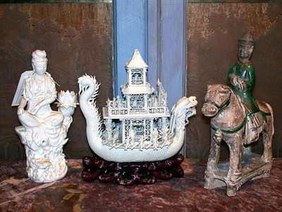 Lot 139 - Group of Three Asian Style Ceramic Articles