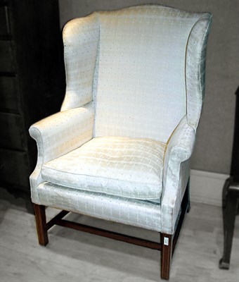 Lot 92 - Federal Inlaid Mahogany Easy Chair 19th...