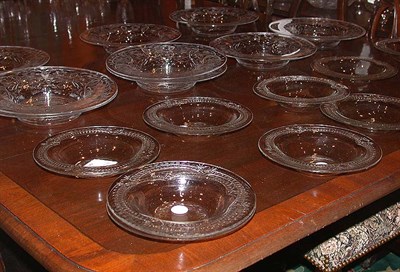 Lot 189 - Group of Colorless Cut Glass Bowls...
