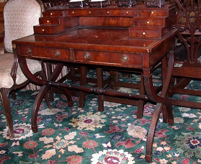 Lot 195 - Georgian Style Leather Inset Mahogany Writing...