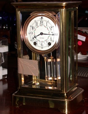 Lot 210 - Seth Thomas Brass Mantle Clock