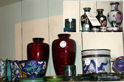 Lot 215 - Miscellaneous Group of Cloisonne and Enamel...
