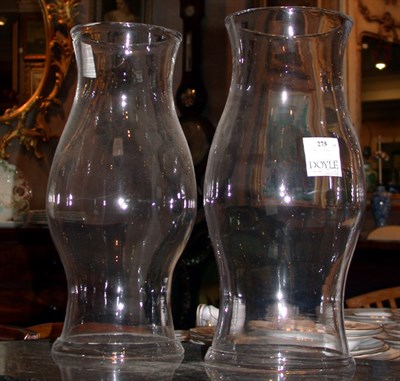 Lot 275 - Pair of Glass Hurricane Shades