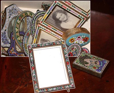 Lot 355 - Miscellaneous Group of Micromosaic Decorated...