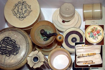 Lot 365 - Miscellaneous Group of Ivory and Simulated...