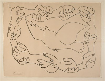 Lot 267 - Pablo Picasso LES MAINS LIEES I (B. 708; M....