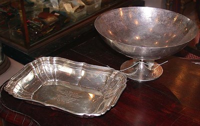 Lot 223 - Hammered Silver Bowl Approximately 32 ounces.