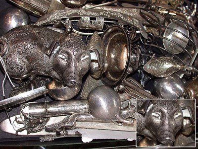 Lot 233 - Miscellaneous Group of Silver Articles...