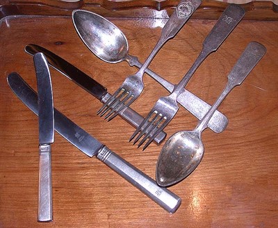 Lot 243 - Continental Silver Flatware Service...