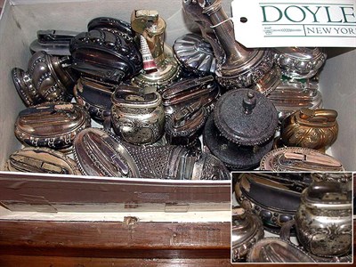 Lot 250 - Group of Silver Plated Lighters Approximately...