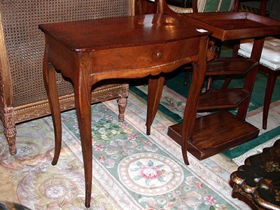 Lot 443 - Provincial Louis XV Style Walnut Side Table