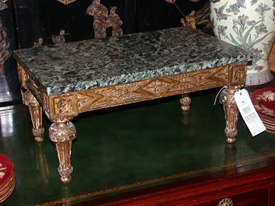 Lot 461 - Louis XVI Marble Top Painted Low Table