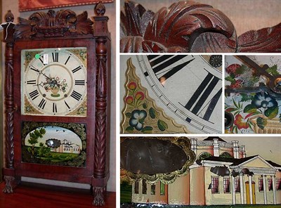 Lot 223 - Classical Mahogany Mantel Clock Jeromes' &...