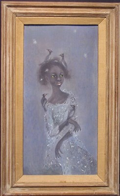Lot 55 - Karl Priebe American, 1914-1976 YOUNG GIRL...