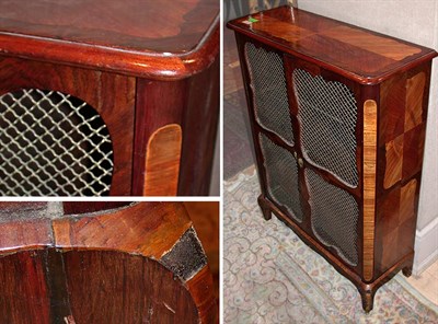 Lot 194 - Louis XV Style Kingwood Bibliotheque