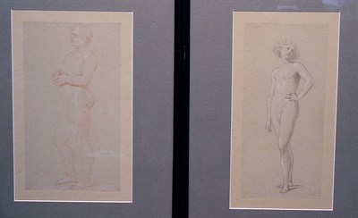 Lot 37 - French School 19th Century NUDE STUDIES: TWO...