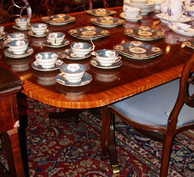 Lot 306 - Georgian Style Mahogany Double-Pedestal Dining...
