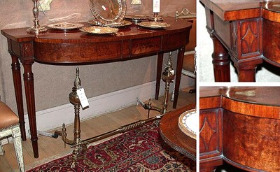 Lot 457 - Regency Style Mahogany Serving Table