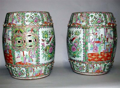 Lot 256 - Pair of Chinese Export Famille Rose Porcelain...