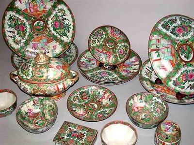 Lot 137 - Chinese Export Famille Rose Porcelain Partial...