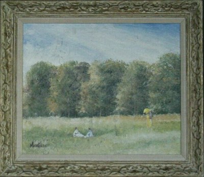 Lot 35 - French School 20th Century PICNIC IN A...