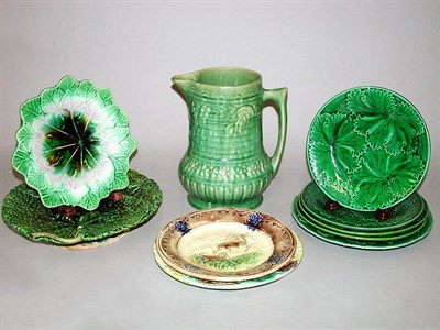 Lot 235 - Miscellaneous Group of Majolica Table Articles...