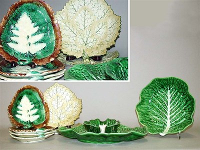 Lot 131 - Miscellaneous Group of Majolica Table Articles...