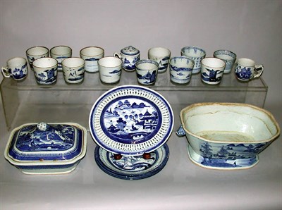 Lot 176 - Miscellaneous Group of Chinese Export Blue and...