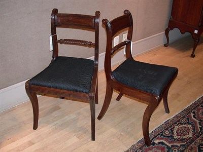 Lot 170 - Set of Eight Federal Mahogany Dining Chairs...