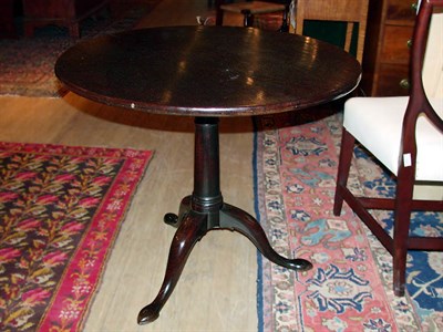 Lot 275 - George II Style Mahogany Tilt-Top Tripod Table...