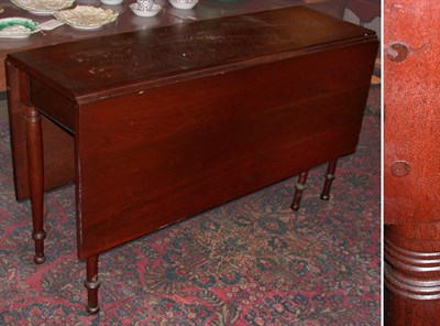 Lot 282 - Classical Mahogany Drop-Leaf Dining Table Mid...