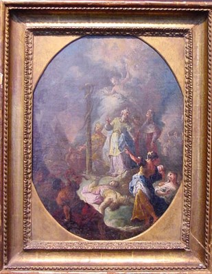 Lot 52 - Attributed to Jean Barbault MOSES AND THE...