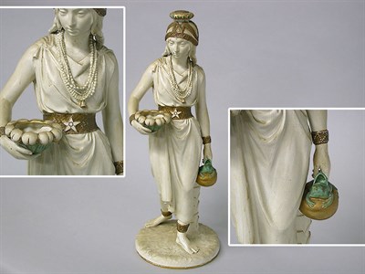 Lot 505 - English Porcelain Figure of a Woman