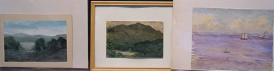 Lot 50 - Helen W. Miles 20th Century LANDSCAPES: THREE...