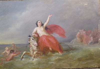 Lot 53 - Italian School 19th Century RAPE OF EUROPA Oil...