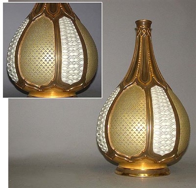 Lot 738 - Royal Worcester Porcelain Vase The club-form...