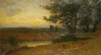 Lot 82 - Frank Knox Morton Rehn 1848-1914 SUNSET RIVER...